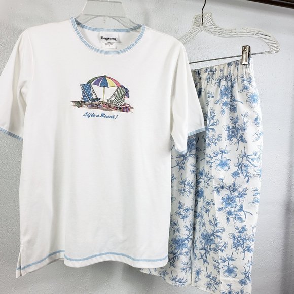 BonWorth Pants & Jumpsuits Bonworth Womens Embroidered Lifes A